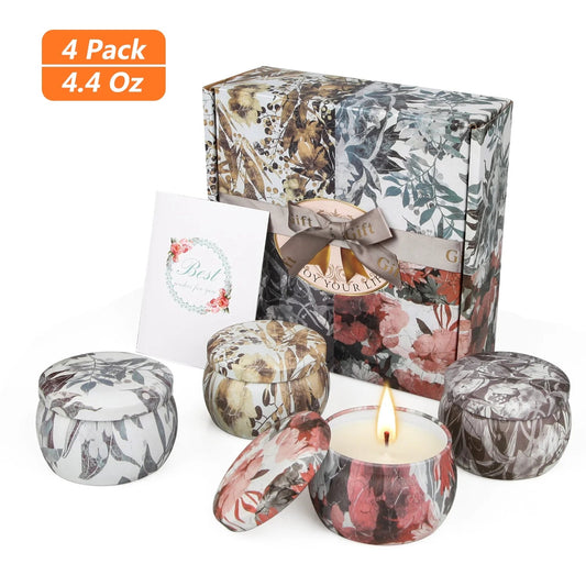 4 Pack Scented Candles - Riovoha