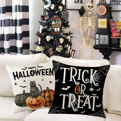 4Pcs Halloween Pumpkin Pillow - Riovoha