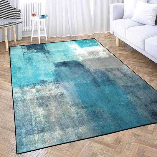 Turquoise Floor Decoration Carpet - Riovoha